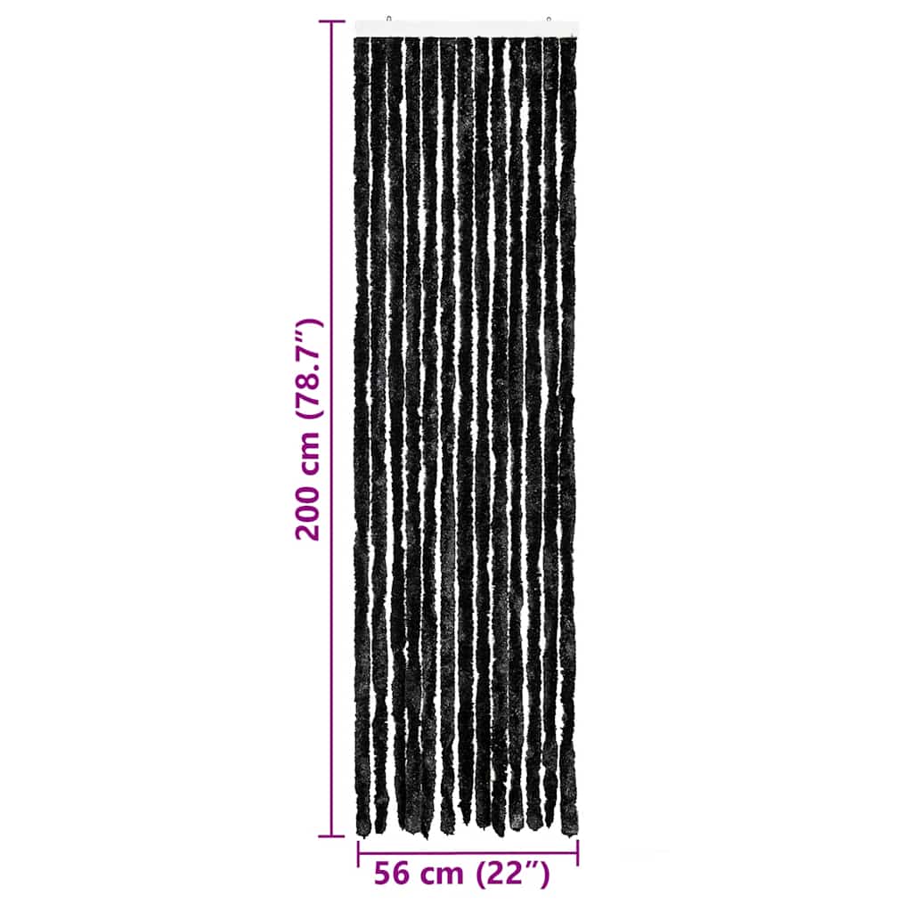 Zanzariera Antracite 56x200 cm Ciniglia | homemem39