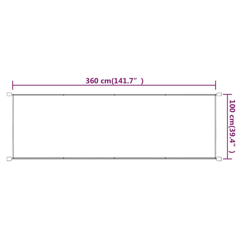 Paravento Verticale Blu 100x360 cm in Tessuto Oxford | homemem39