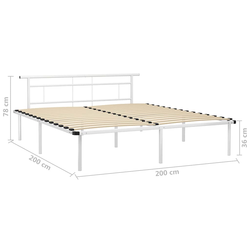 Giroletto Bianco in Metallo 200x200 cm