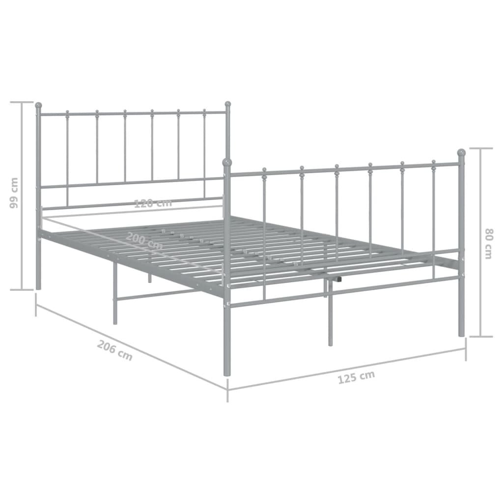 Giroletto Grigio in Metallo 120x200 cm | homemem39