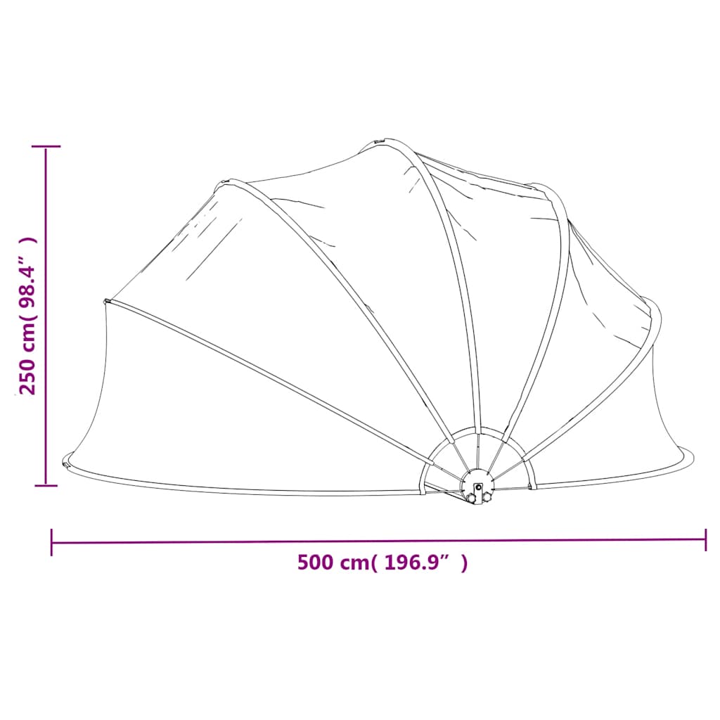 Cupola per Piscina 500x250 cm | homemem39