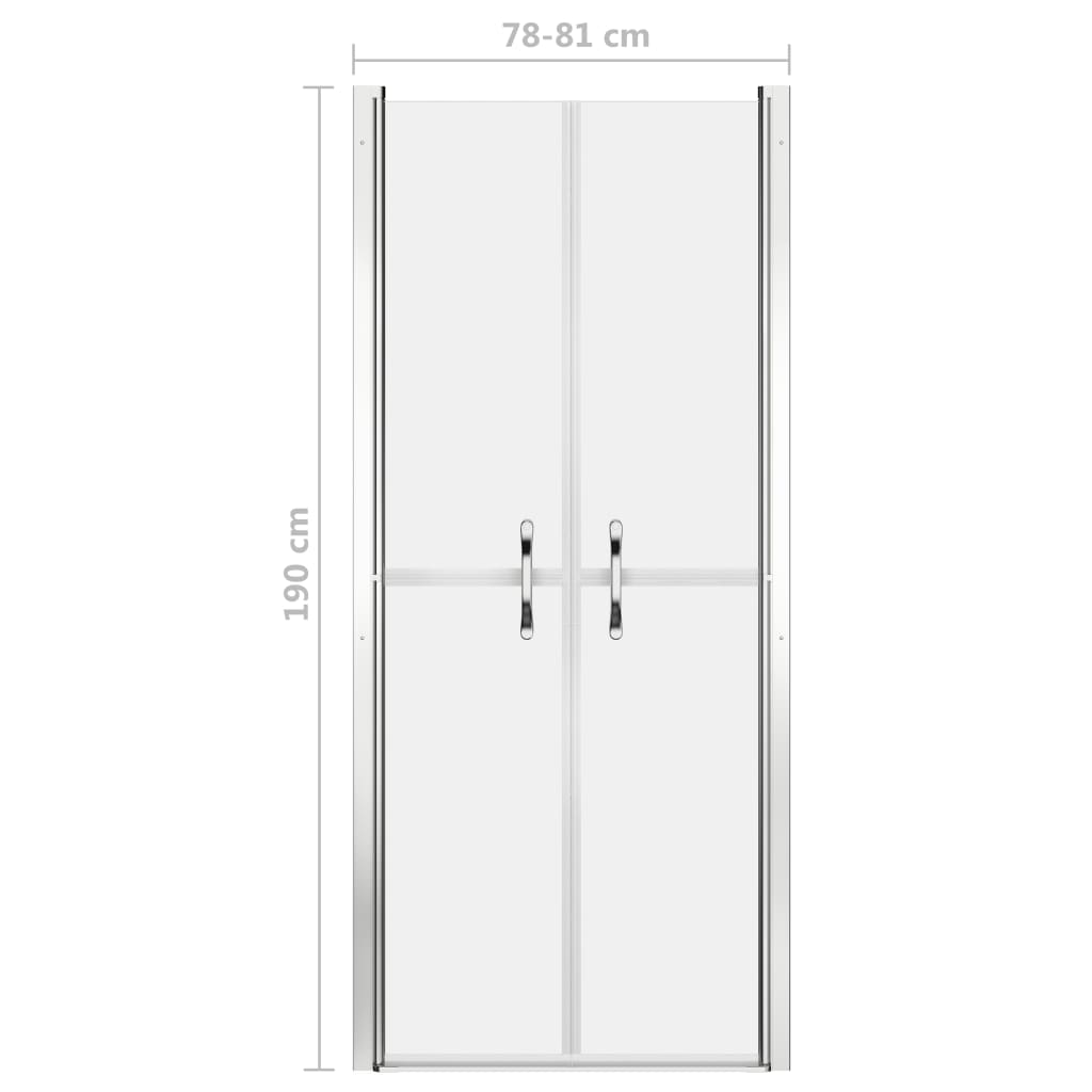 Porta per Doccia in ESG Satinato 81x190 cm | homemem39