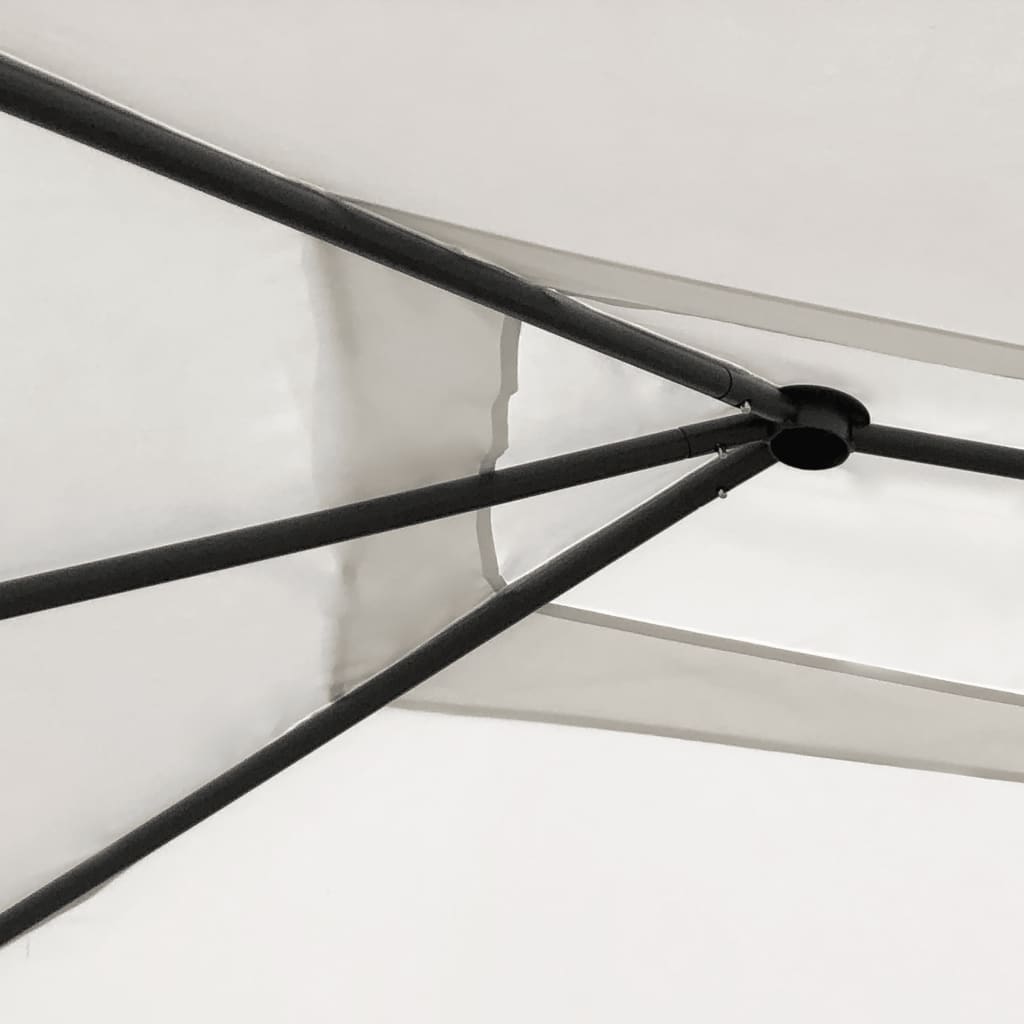 Gazebo 2,98x5,3x2,59 m Crema 160 g/m² - homemem39