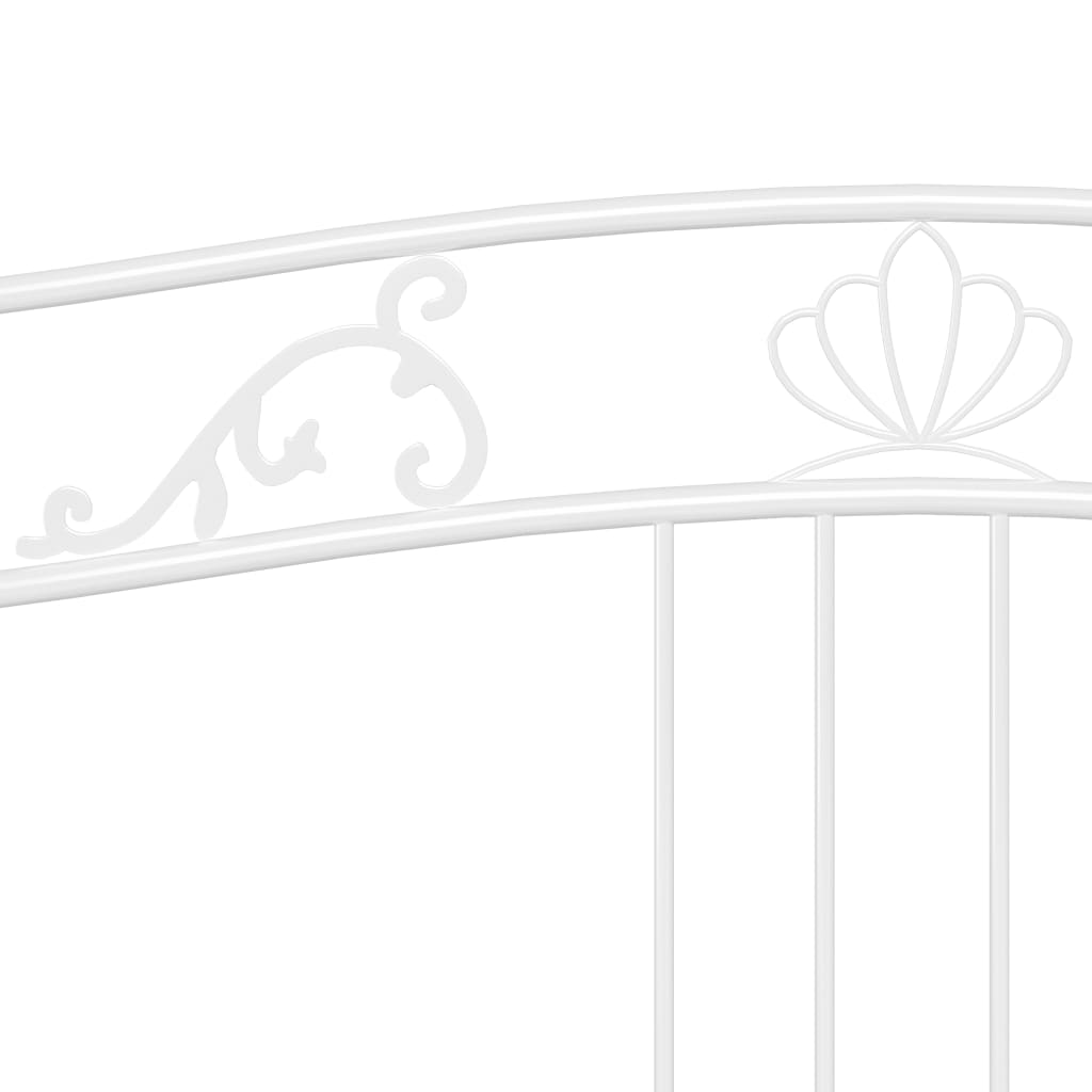 Telaio Divano Letto Estraibile Bianco in Metallo 90x200 cm | homemem39