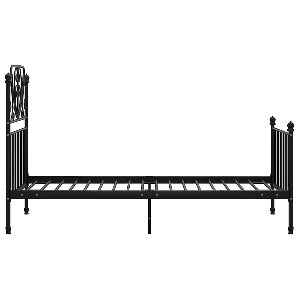 Giroletto Nero in Metallo 100x200 cm | homemem39