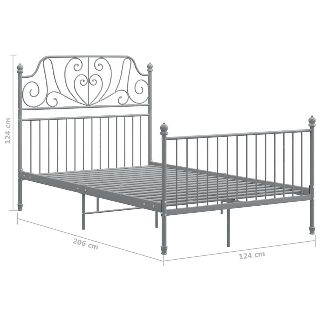 Giroletto Grigio in Metallo 120x200 cm | homemem39