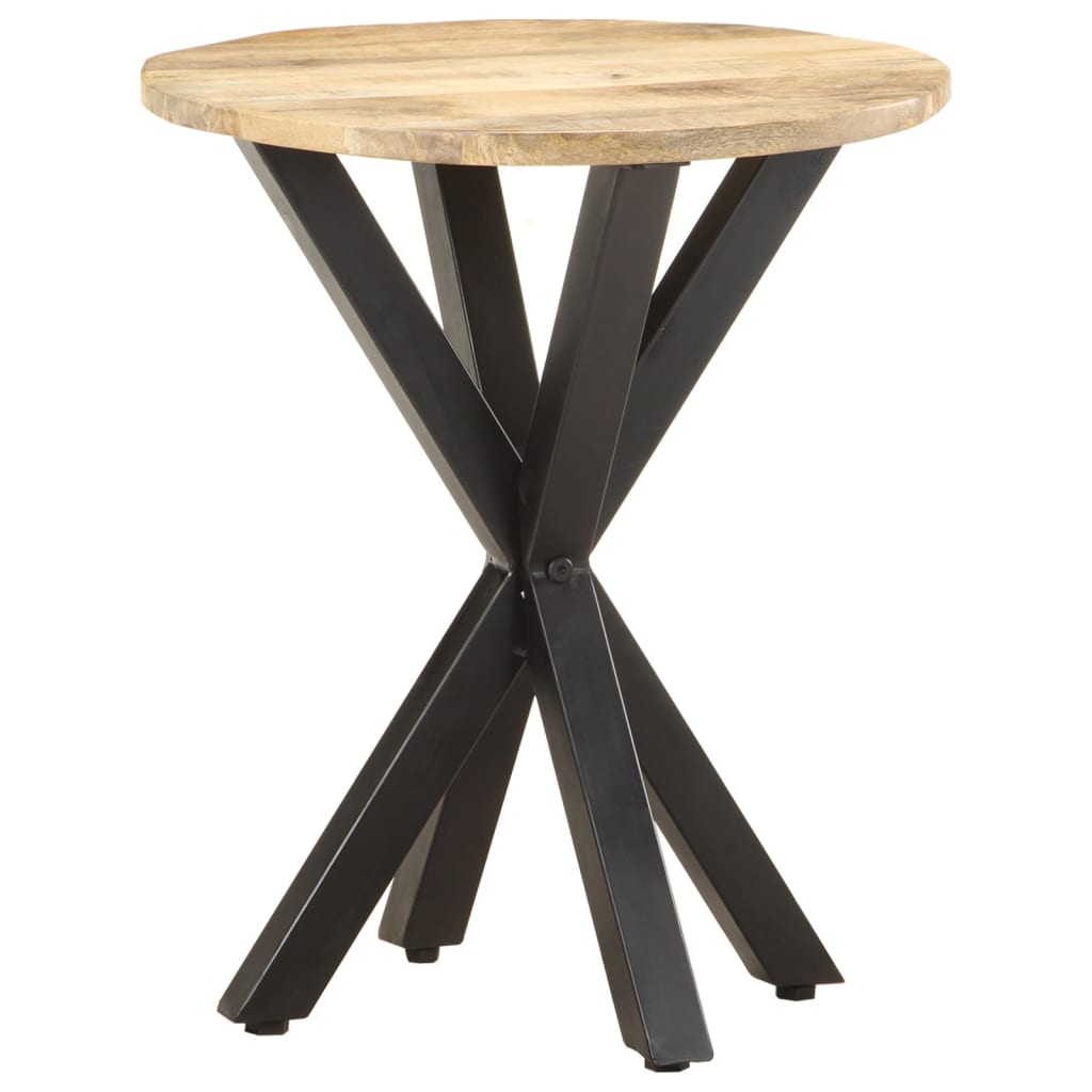 Tavolino di Servizio 48x48x56cm in Legno Massello di Mango | homemem39