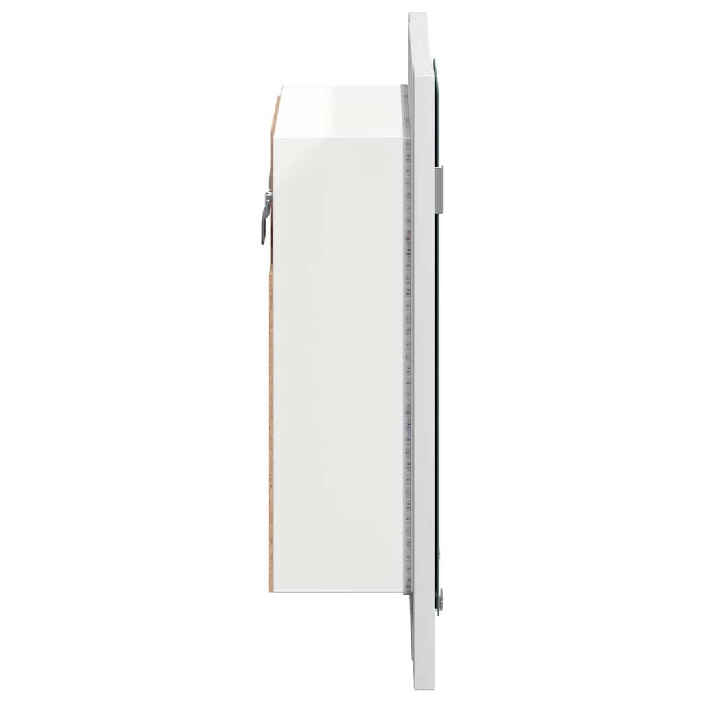 Specchio da Bagno con LED Bianco 40x12x45 cm in Acrilico