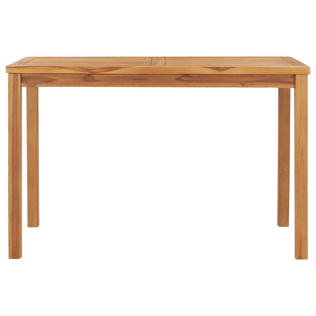Set da pranzo da giardino 5 pz 120x70 cm in legno massello di teak - homemem39