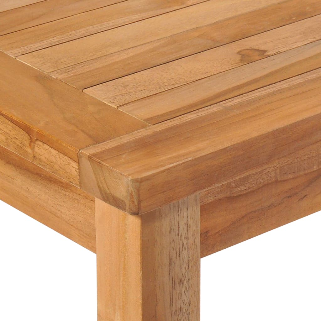 Set da pranzo da giardino 5 pz 150x90 cm in legno massello di teak | homemem39