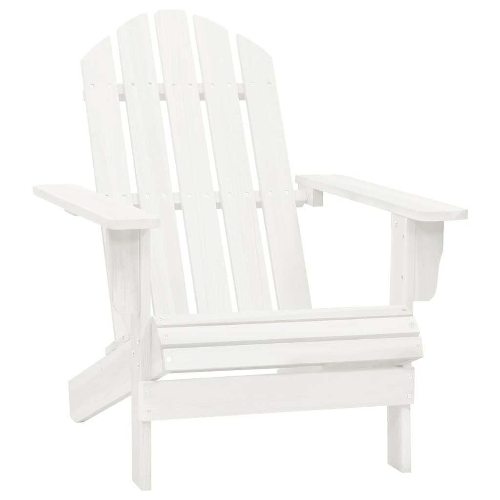 Sedia Adirondack con Ottomana e Tavolo Abete Massello