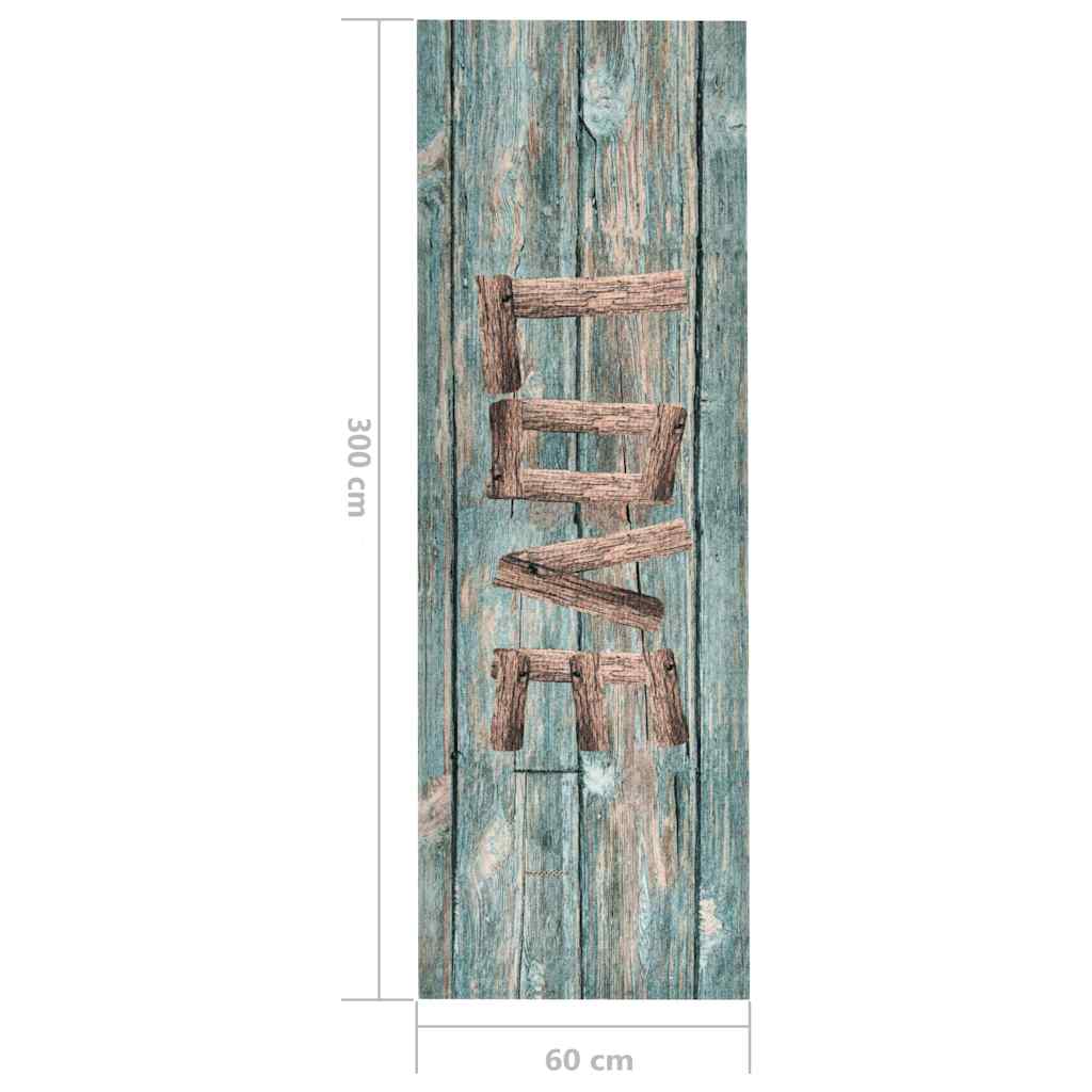 Tappetino da Cucina Lavabile Love 60x300 cm | homemem39