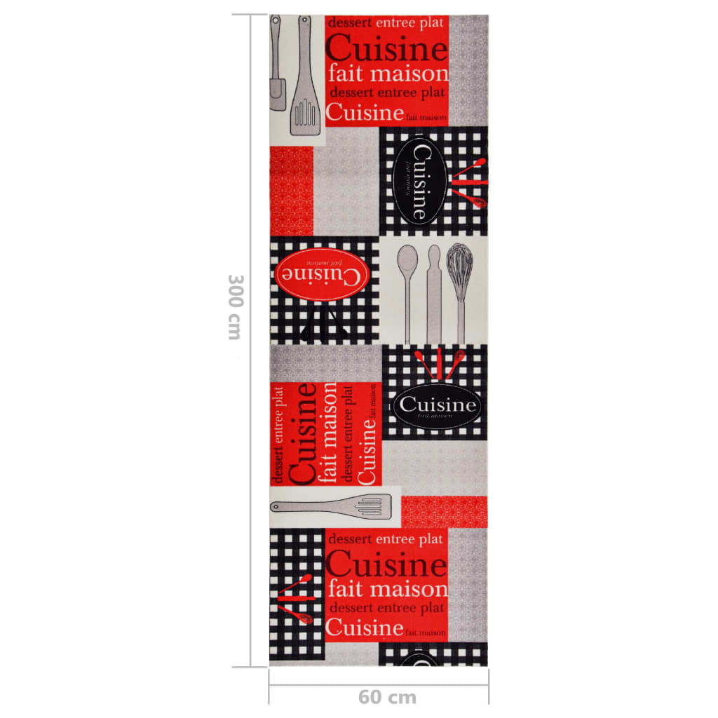 Tappetino da Cucina Lavabile Cuisine 60x300 cm | homemem39