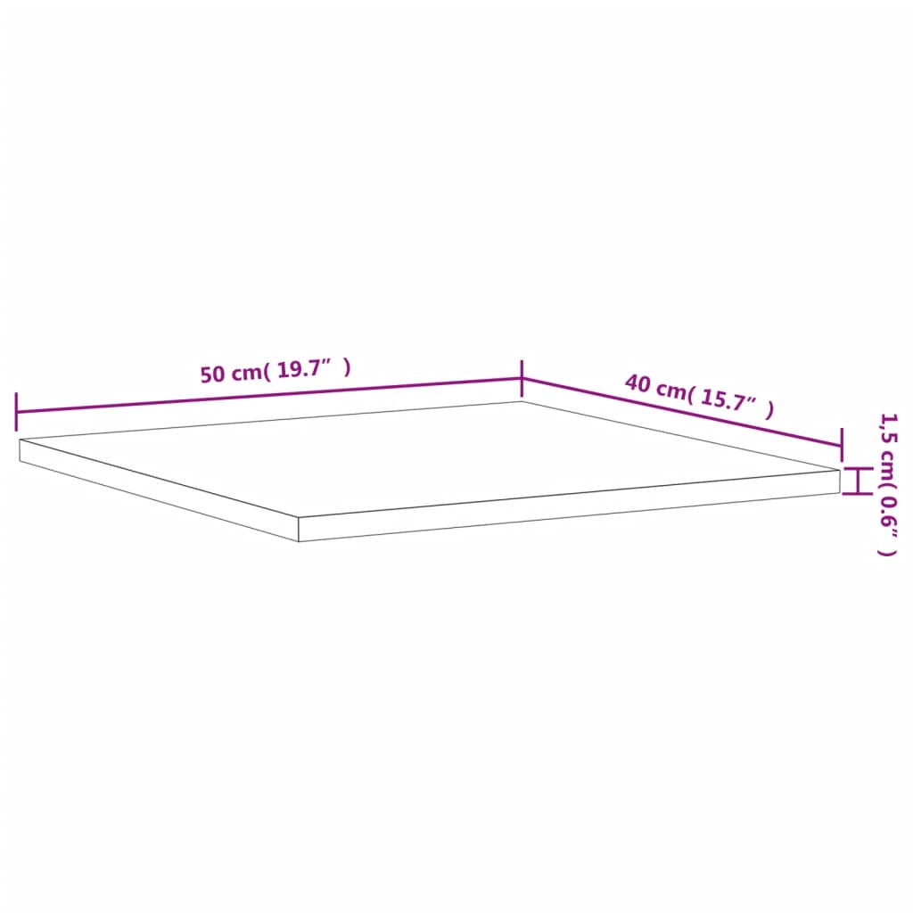 Ripiani per Libreria 4pz Grigi 40x50x1,5cm in Legno Multistrato | homemem39