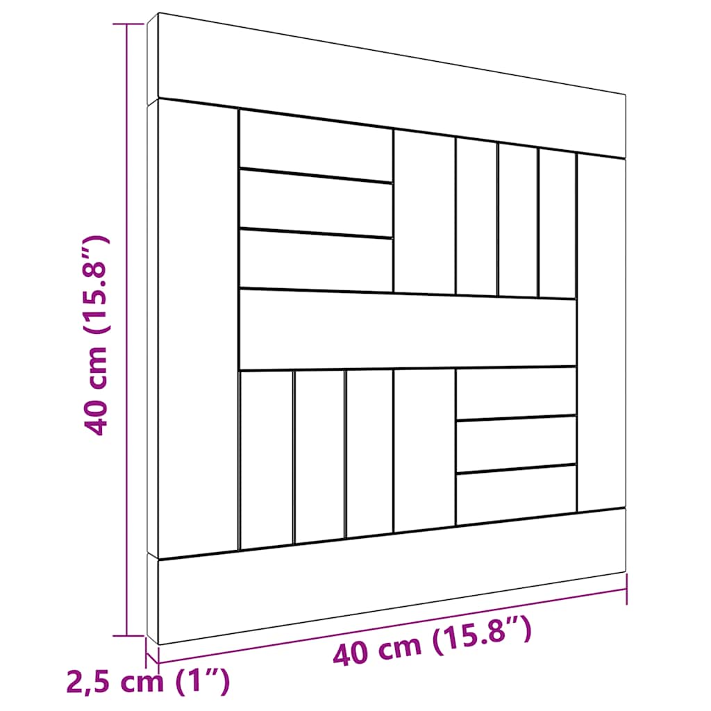 Piano Tavolo Quadrato 40x40x2,5 cm in Legno Massello di Teak - homemem39