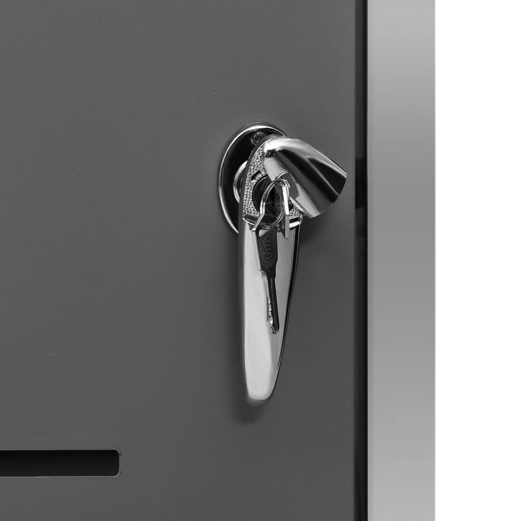 Copribidone per Spazzatura Singolo 69x77,5x115cm Acciaio Inox | homemem39