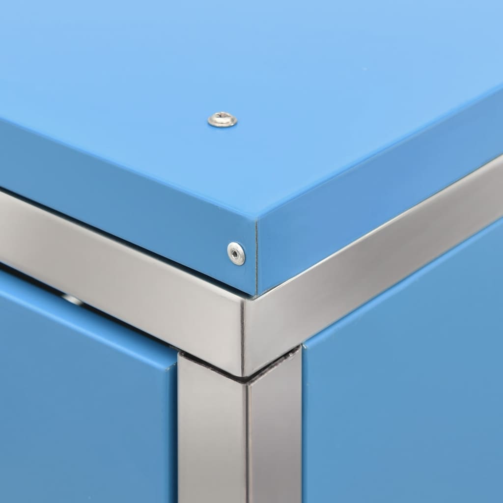 Copribidone per Spazzatura Singolo 69x77,5x112,5cm Acciaio Inox | homemem39