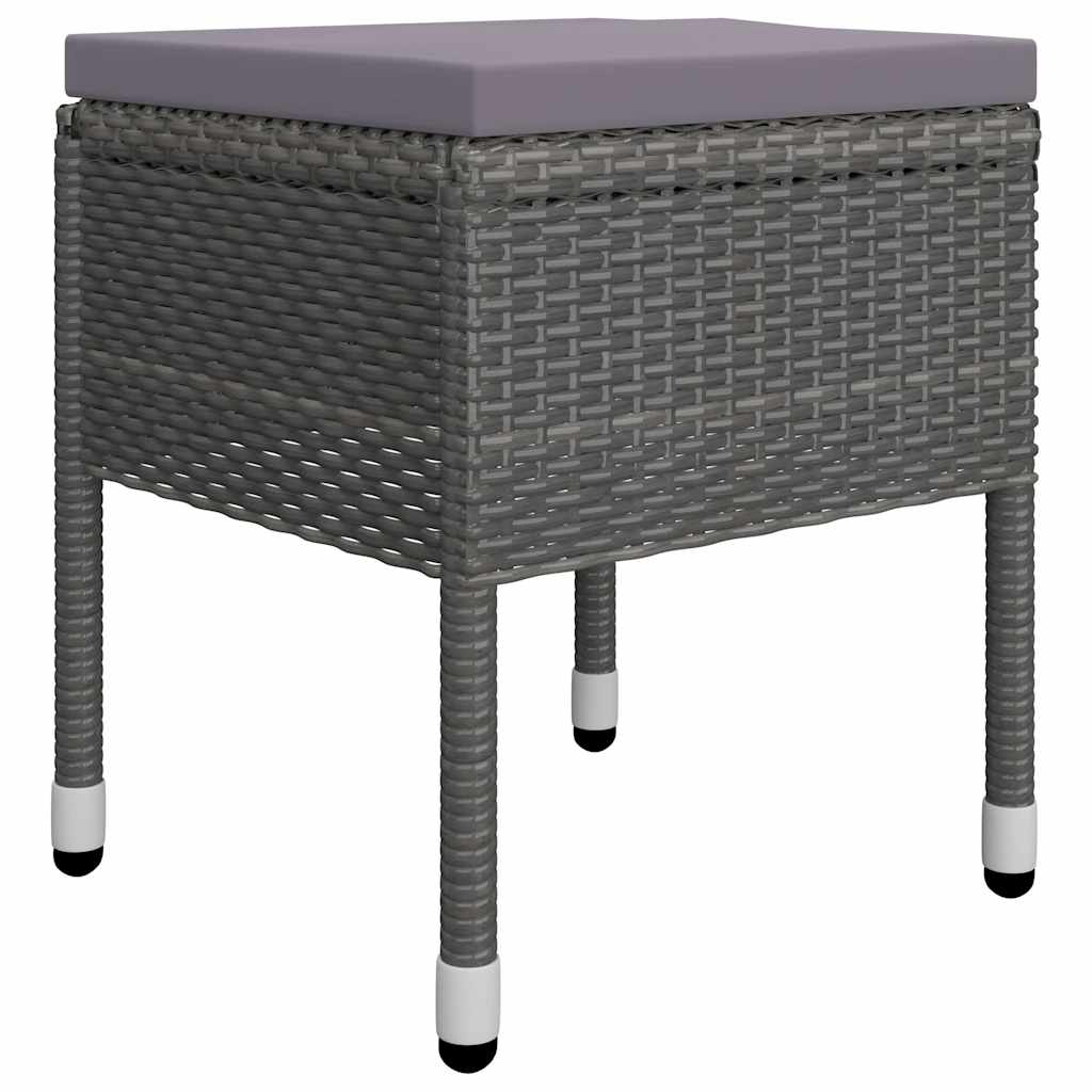Set Mobili da Pranzo per Giardino 11 pz Grigio | homemem39