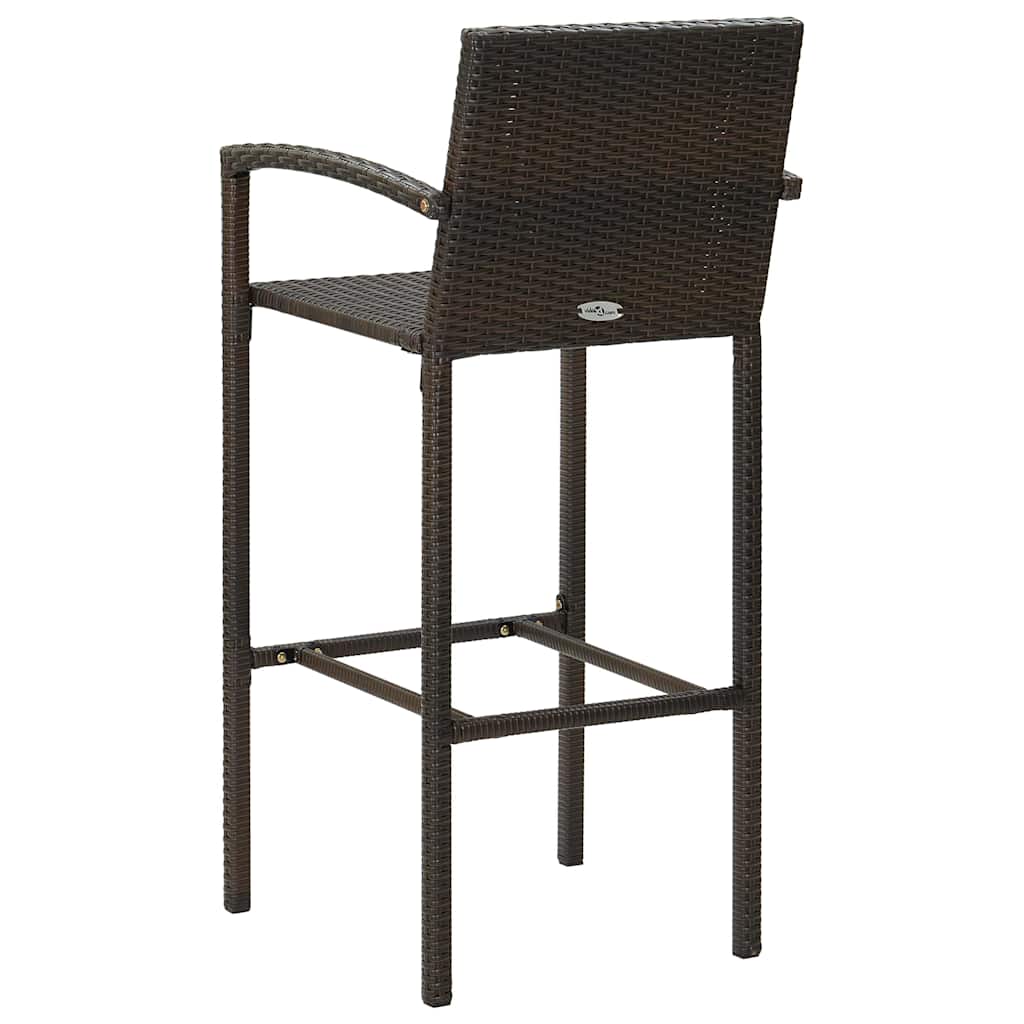 Set Bar da Giardino 5 pz Marrone