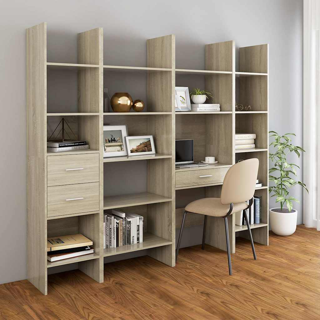 Libreria 40x35x180 cm in legno multistrato