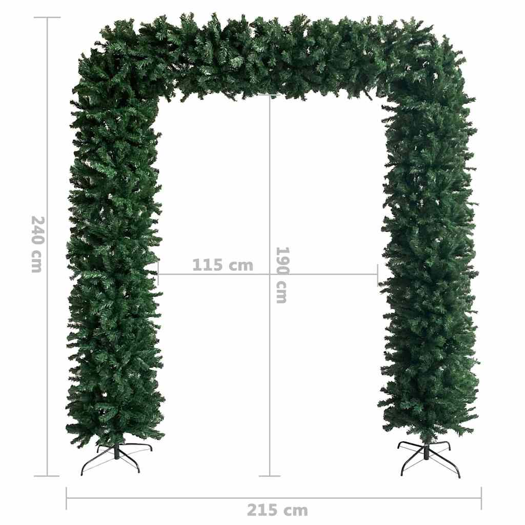 Arco ad Albero di Natale Verde 240 cm | homemem39