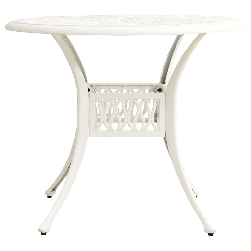Set da Bistrot 3 pz in Alluminio Pressofuso Bianco | homemem39