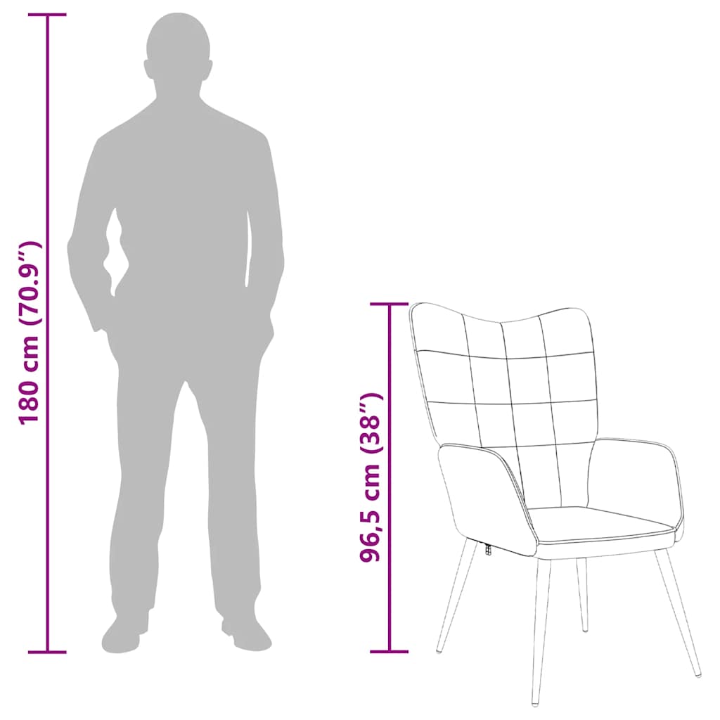 Sedia Relax Marrone in Tessuto