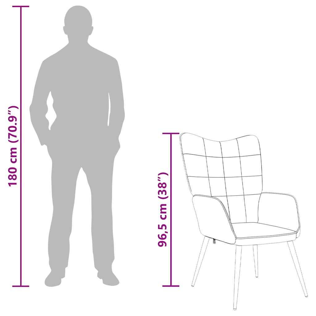 Sedia Relax Rosso Vino in Tessuto