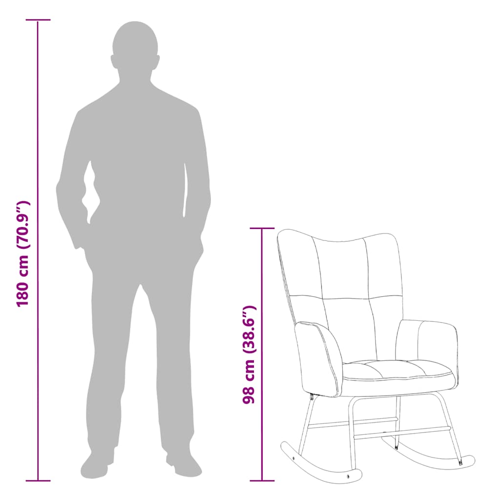 Sedia da Pranzo Grigio Scuro in Velluto