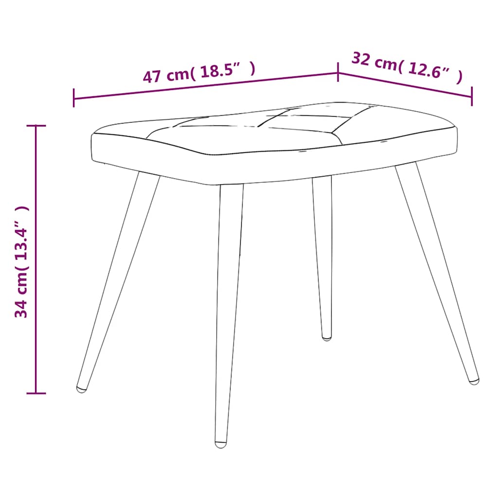 Poltrona Relax con Poggiapiedi in Tessuto Patchwork
