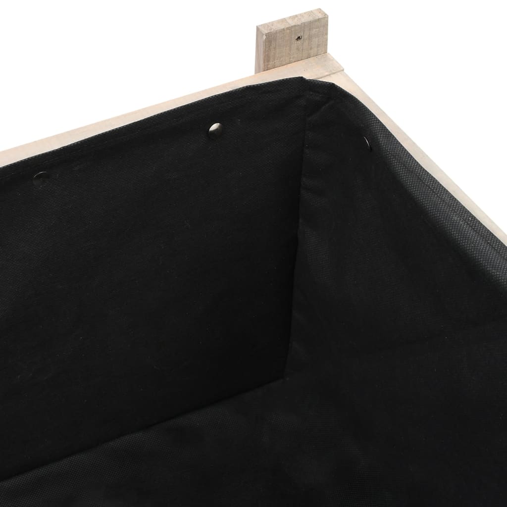 Aiuola Rialzata con Copertura Serra 110x54x120cm Abete Massello | homemem39