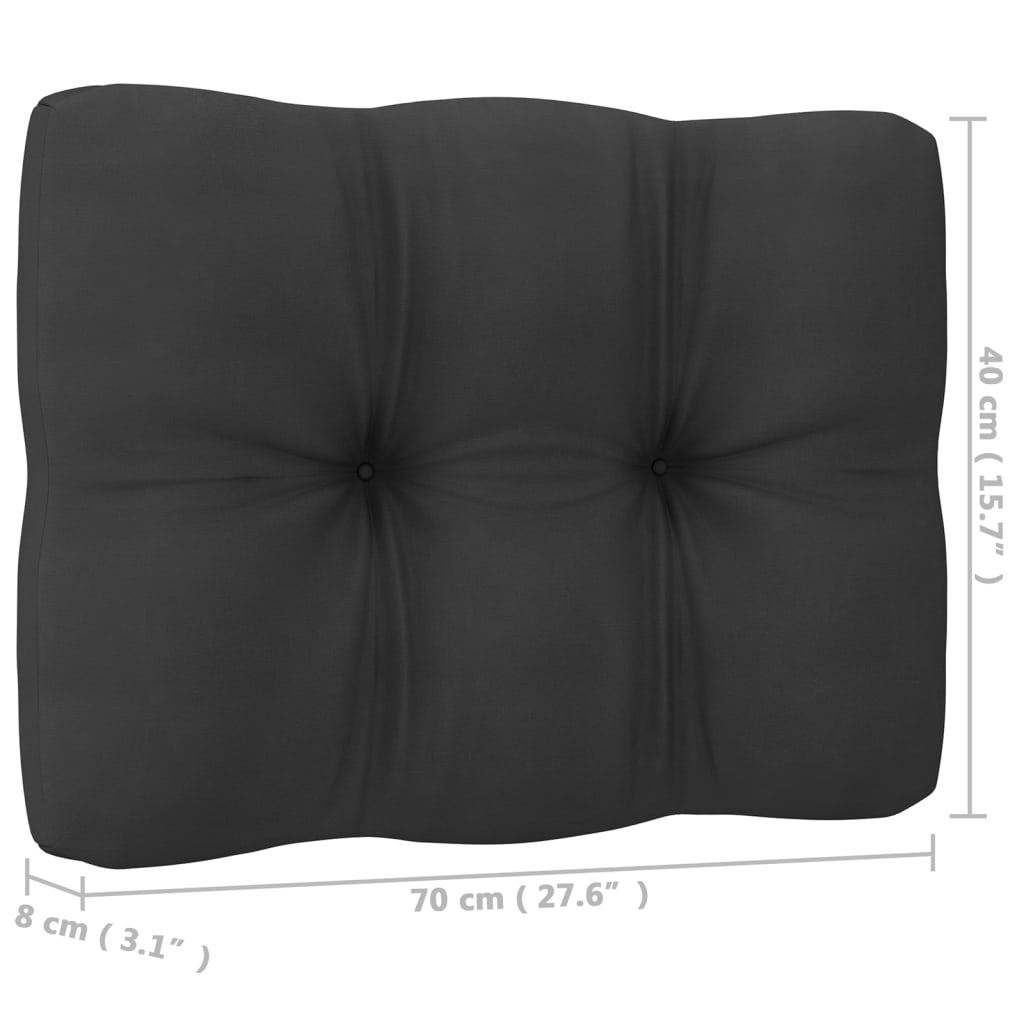 Set Divani da Giardino 3 pz con Cuscini Legno Massello di Pino | homemem39