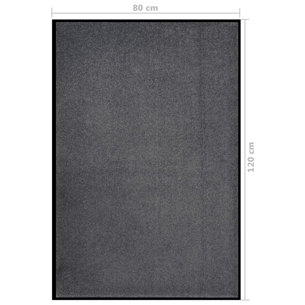 Zerbino Antracite 80x120 cm - homemem39