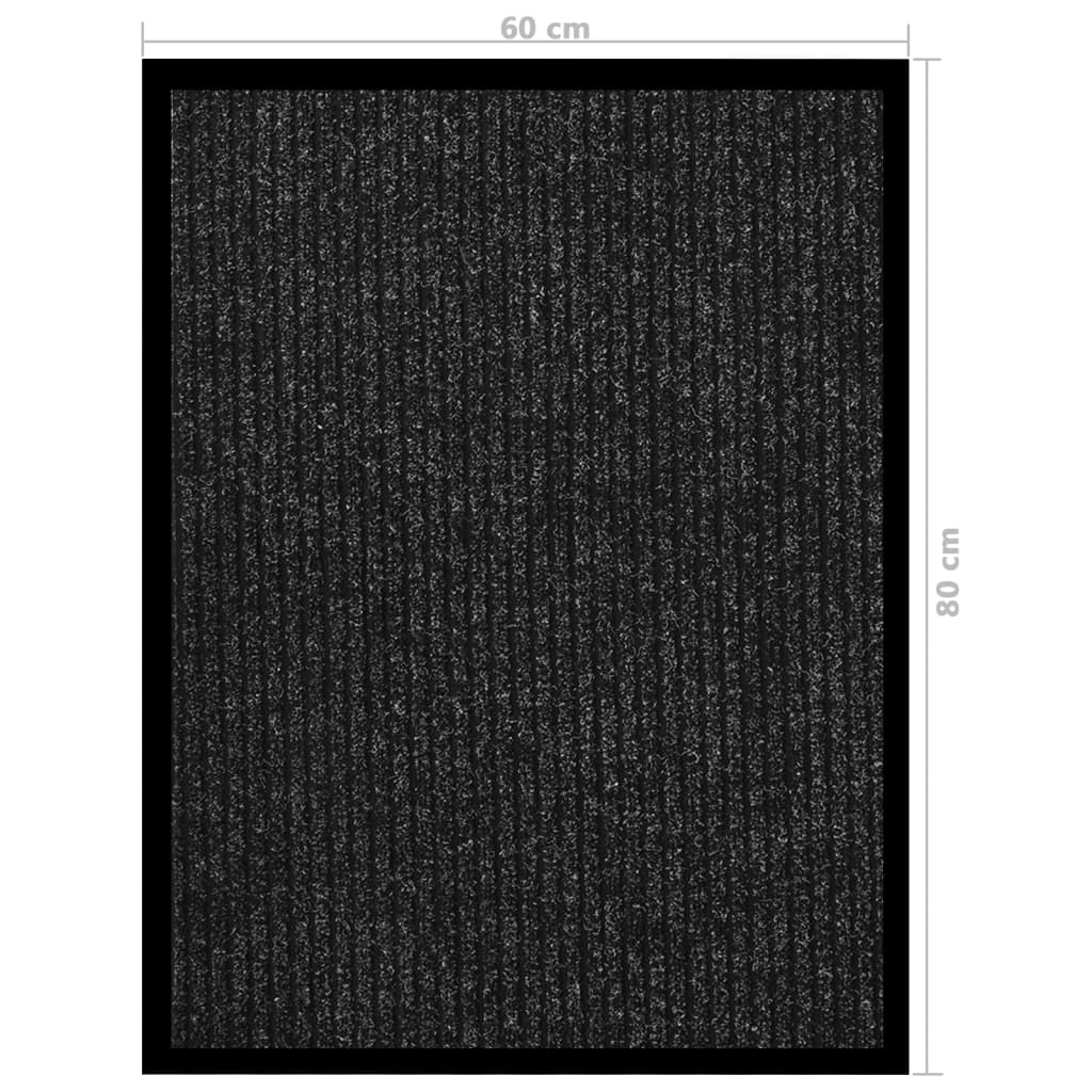 Zerbino Striato Antracite 60x80 cm | homemem39
