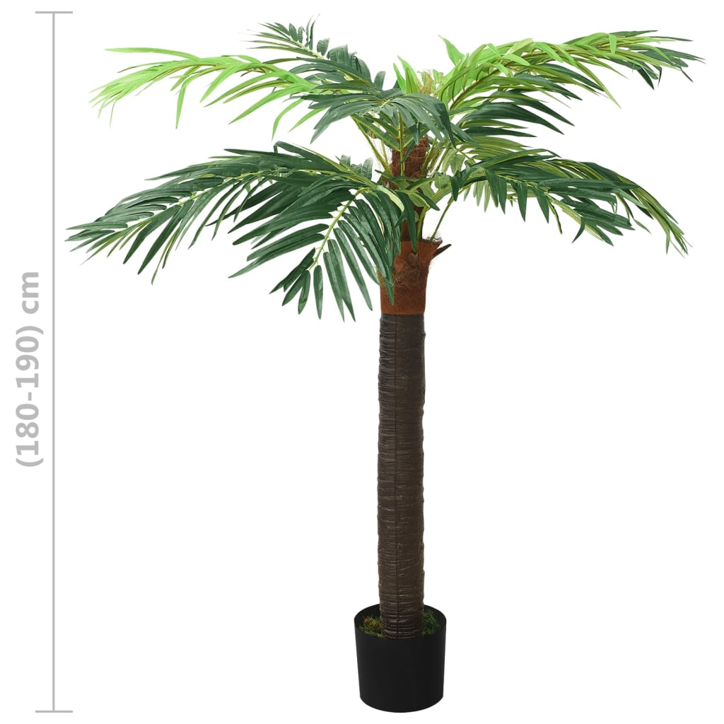 Palma Phoenix Artificiale con Vaso 190 cm Verde | homemem39