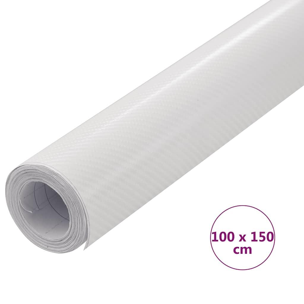 Pellicola per Auto 4D Bianca 100x150 cm | homemem39