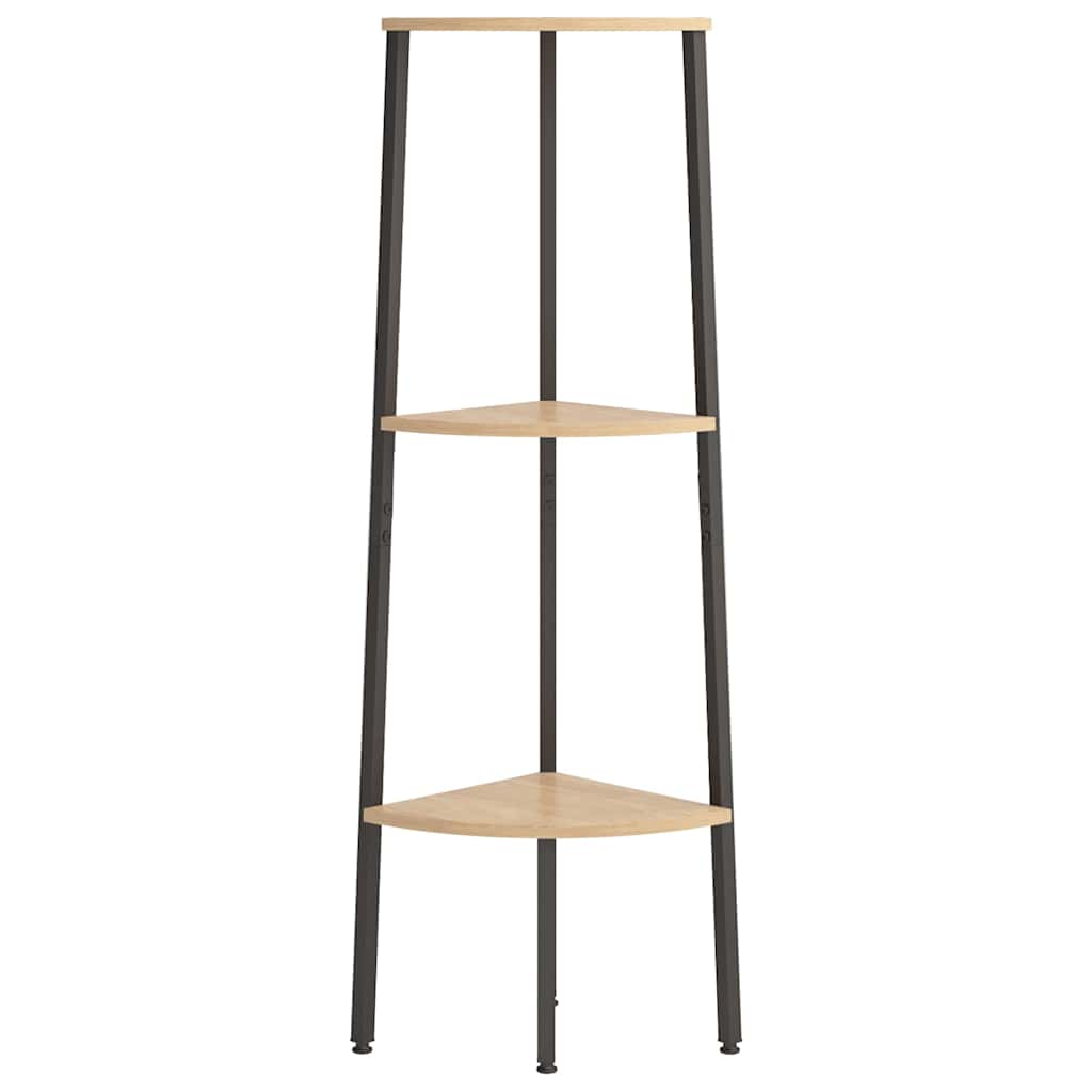Scaffale Angolare 3 Livelli 45,5x31,5x120cm
