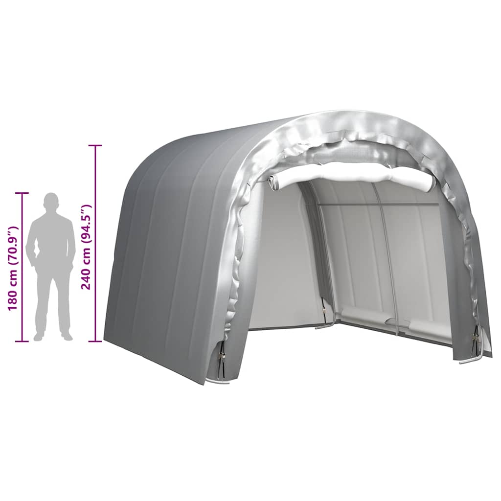 Tenda Capannone 300x300 cm in Acciaio Grigio | homemem39