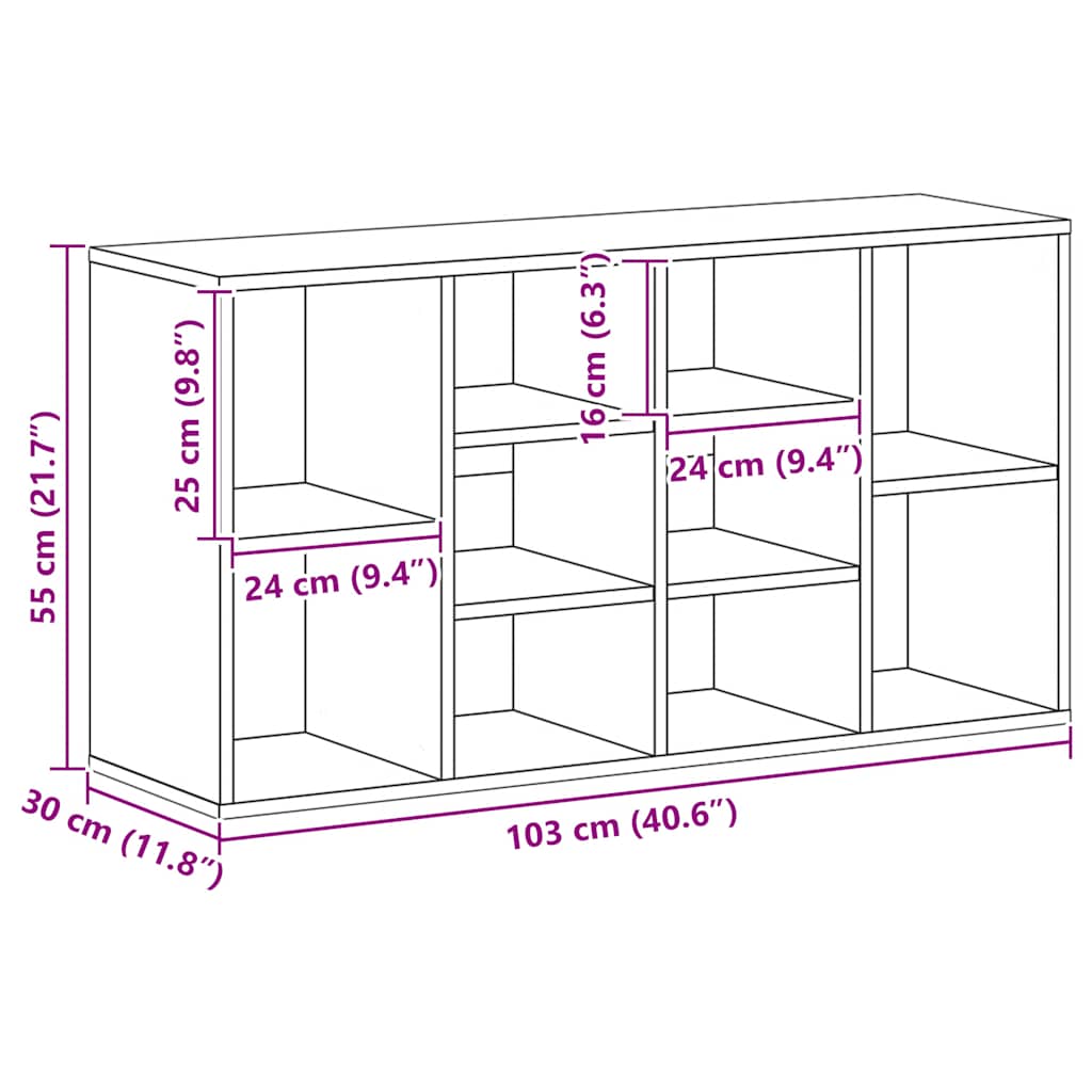 Scarpiera con Panchina Bianco 103x30x55 cm in Multistrato - homemem39