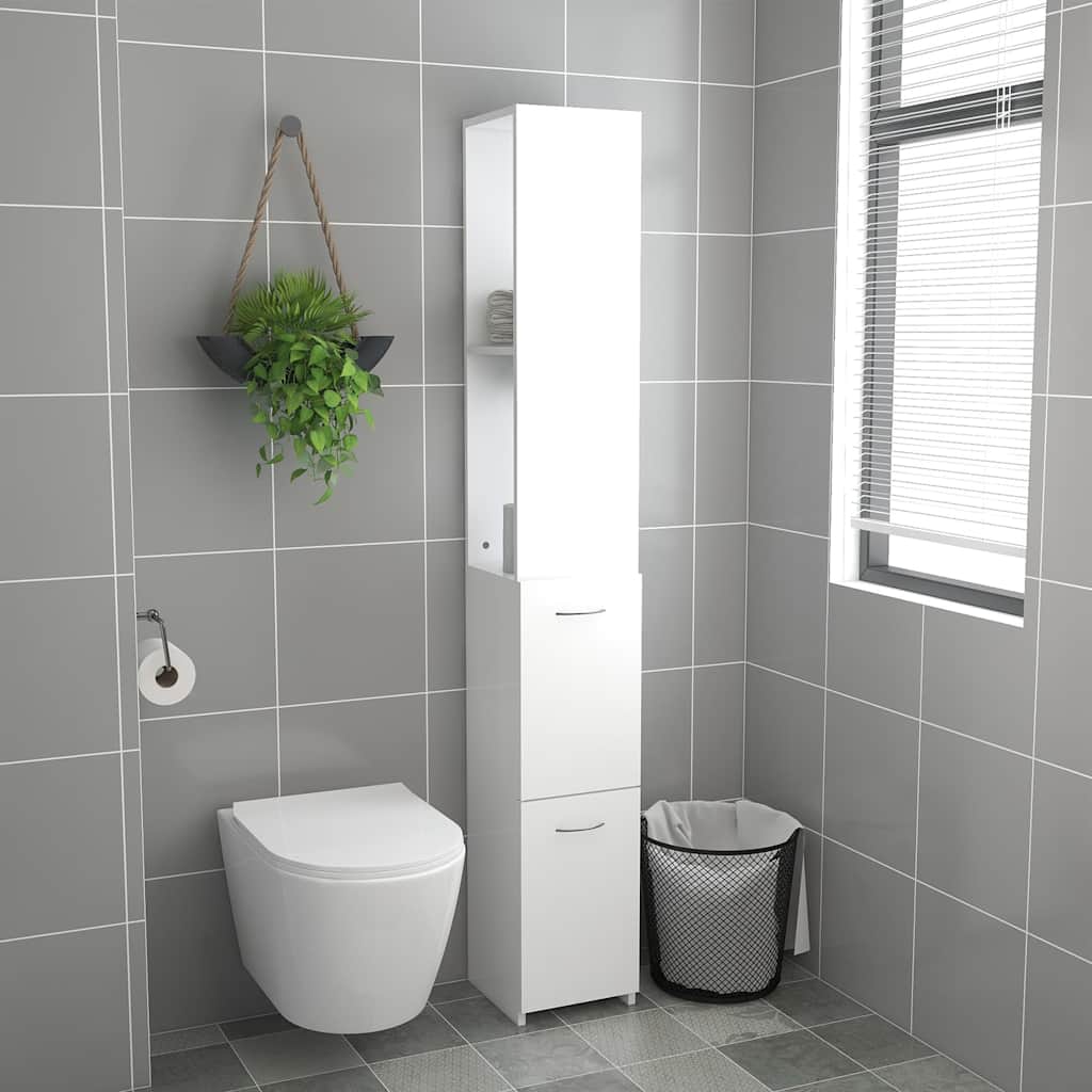 Armadietto Bagno 25x26,5x170cm legno multistrato