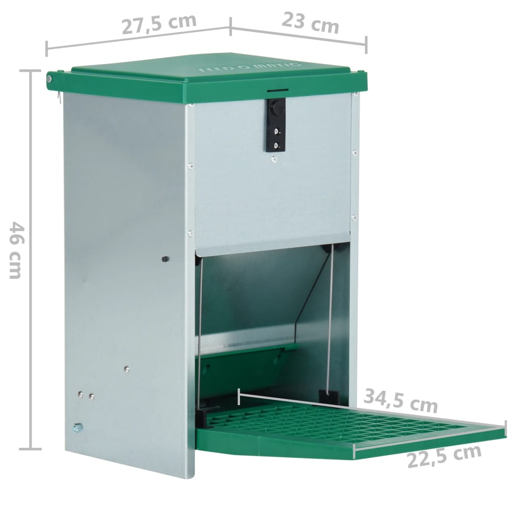 Mangiatoia Automatica per Pollame Feedomatic con Pedale 8 kg | homemem39