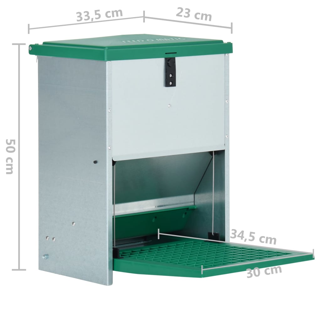 Mangiatoia Automatica per Pollame Feedomatic con Pedale 12 kg | homemem39