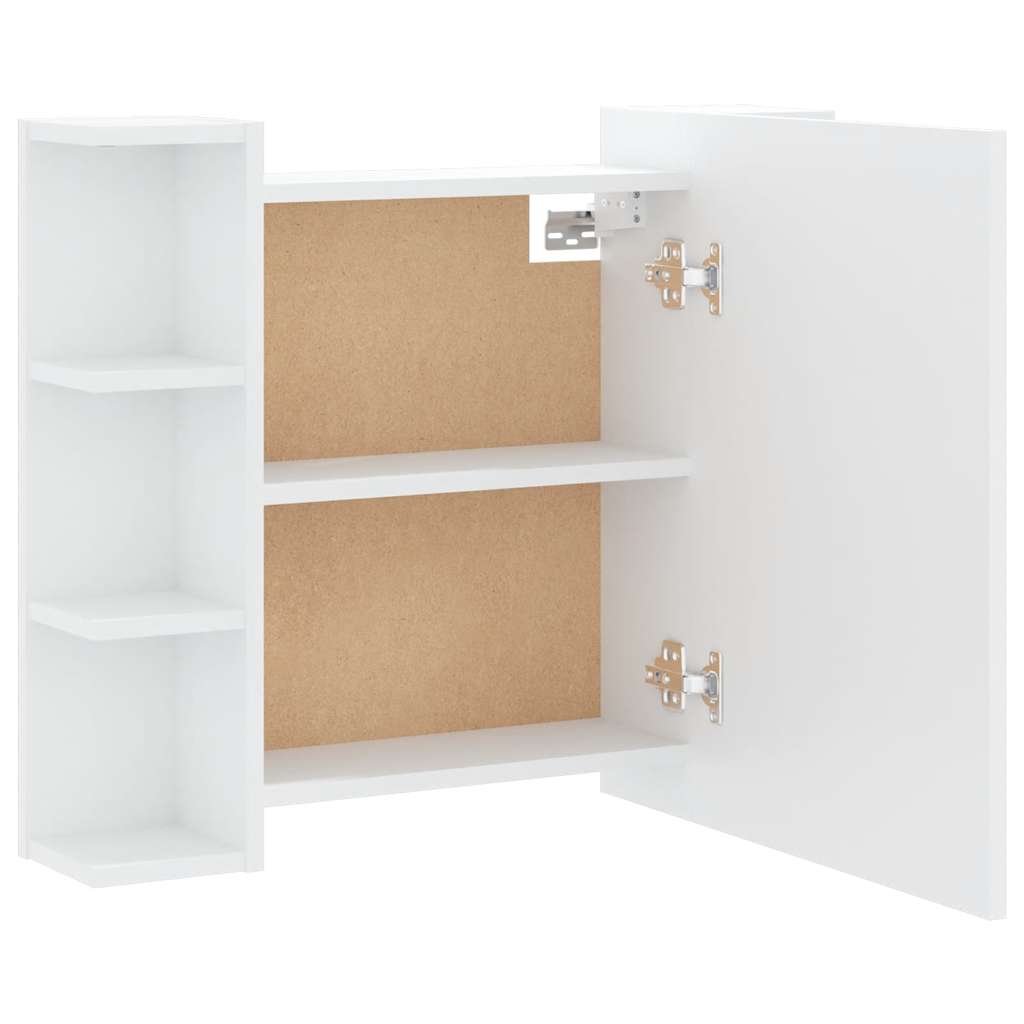 Mobile a Specchio con LED Bianco 70x16,5x60 cm | homemem39
