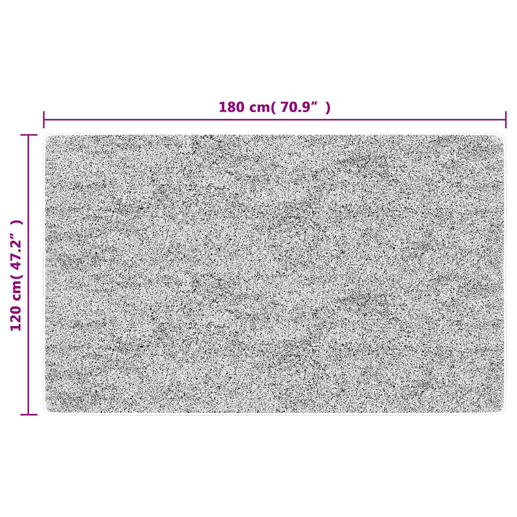 Tappeto Lavabile 120x180 cm Antracite | homemem39