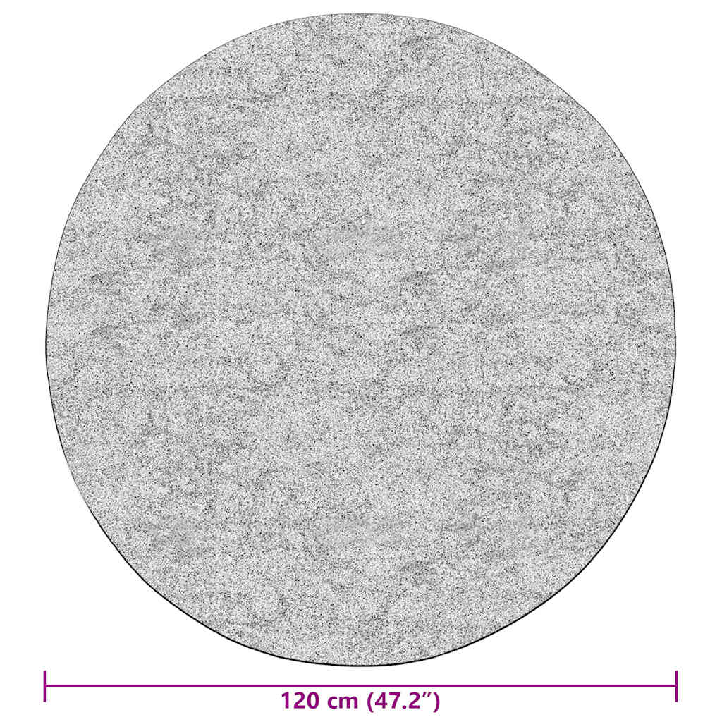 Tappeto Lavabile φ120 cm Antracite | homemem39