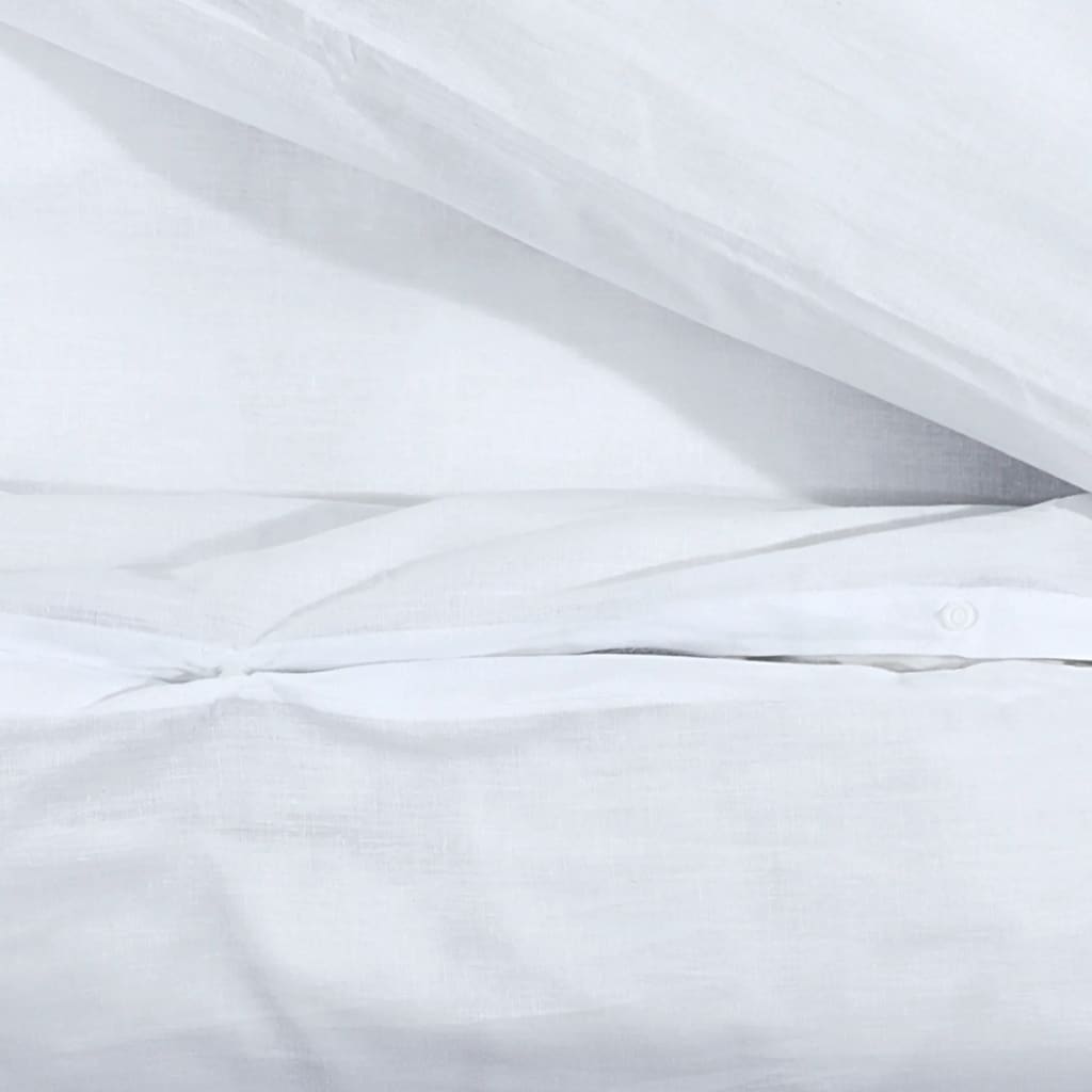 Set Copripiumino Bianco 240x220 cm in Cotone | homemem39