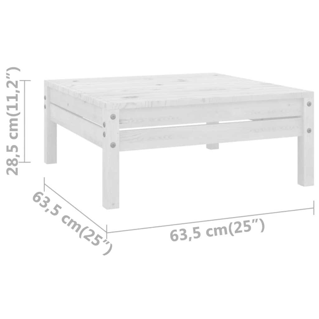 Set Divani da Giardino 3 pz in Legno Massello di Pino | homemem39
