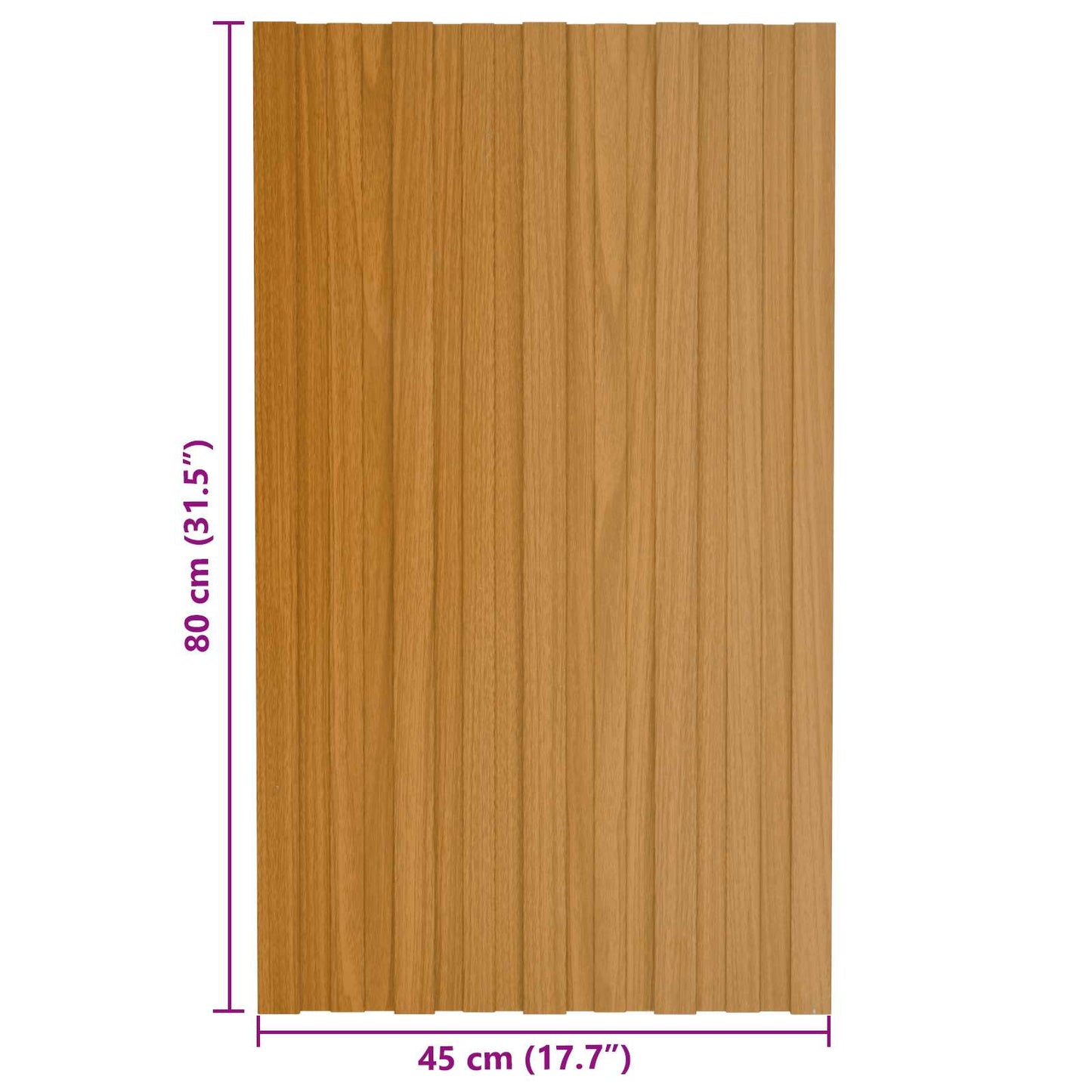 Pannello per tetto 36 pcs Naturale 80 x 45 cm Acciaio zincato | homemem39