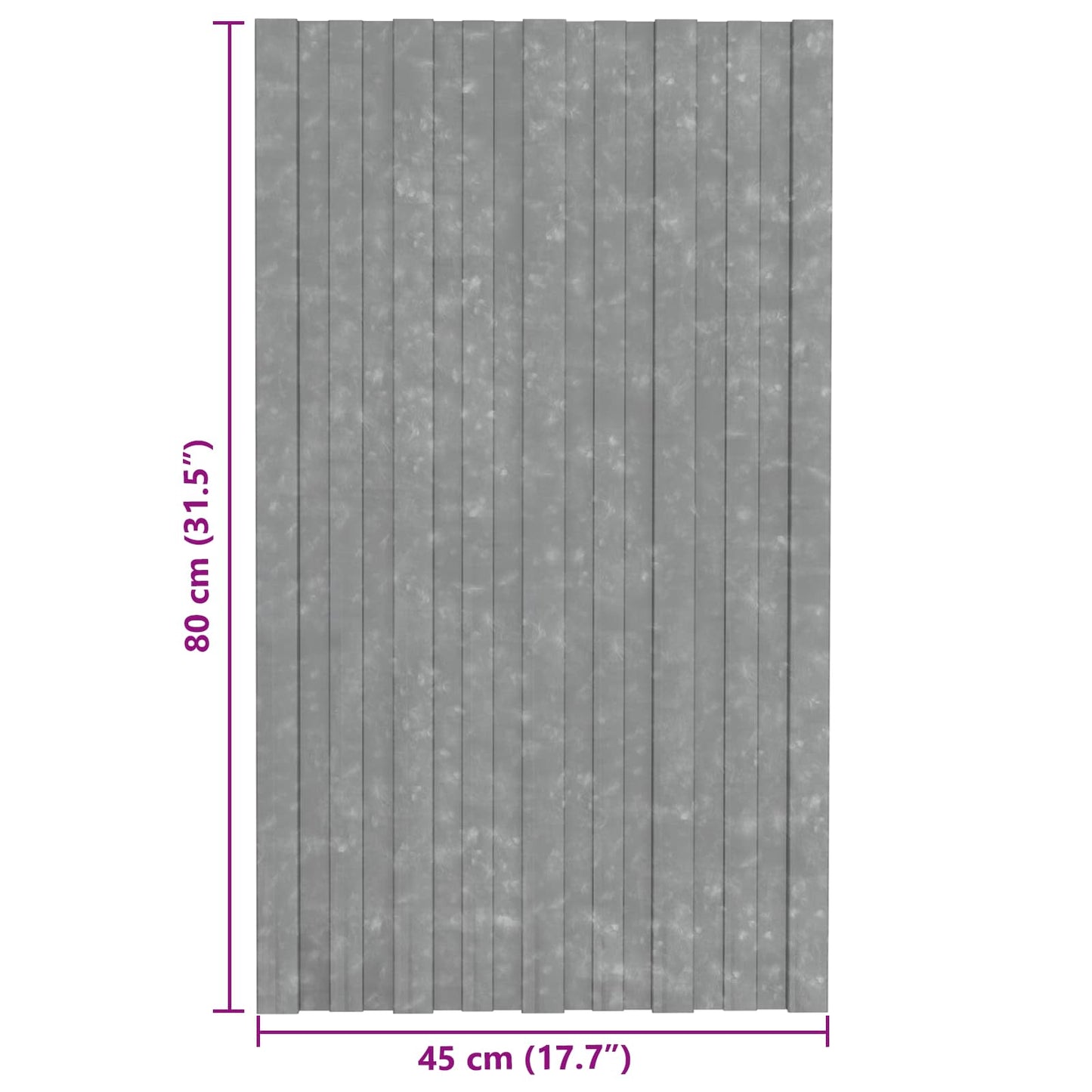 Pannello per tetto 36 pcs Argento 80 x 45 cm Acciaio zincato | homemem39