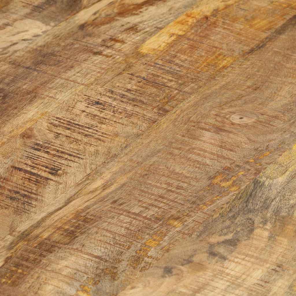 Tavolini Impilabili 3 pz in Legno di Mango Grezzo